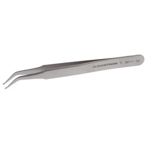 Lindstrom 120 mm, Stainless Steel, Rounded, ESD Tweezers - TL SM 111-SA product image