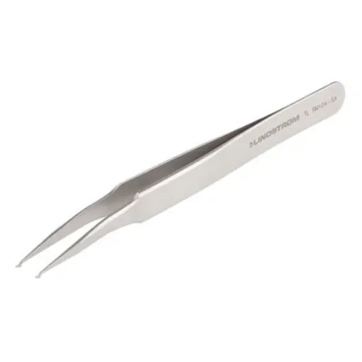 Lindstrom 120 mm, Stainless Steel, Rounded, ESD Tweezers - TL SM 104-SA product image