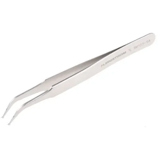 Lindstrom 115 mm, Stainless Steel, Rounded, ESD Tweezers - TL SM 103-SA product image