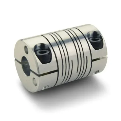 Ruland Beam Coupling, 25mm Outside Diameter, 6mm Bore, 38.1mm Length Coupler - FCMR25-6-6-A product image