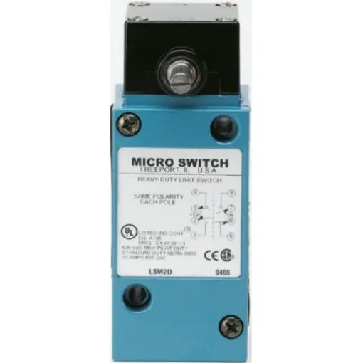 Honeywell HDLS Series Limit Switch, 2NO/2NC, DPDT, Die Cast Zinc Housing, 600V ac Max, 10A Max - LS4M2D product image