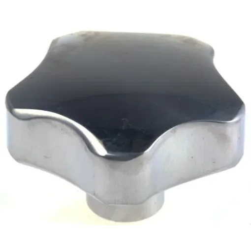 RS PRO Silver Multiple Lobes Clamping Knob, M12, Threaded Hole - 478412 product image