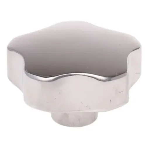 RS PRO Silver Multiple Lobes Clamping Knob, M8, Threaded Hole - 478490 product image