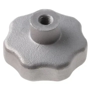 RS PRO Silver Multiple Lobes Clamping Knob, M6, Threaded Hole - 478630 product image