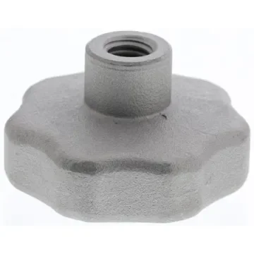 RS PRO Silver Multiple Lobes Clamping Knob, M8, Threaded Through Hole - 478983 product image