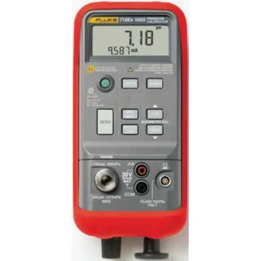 Fluke 718Ex -12psi to 100psi Pressure Calibrator - FLUKE-718EX100 product image
