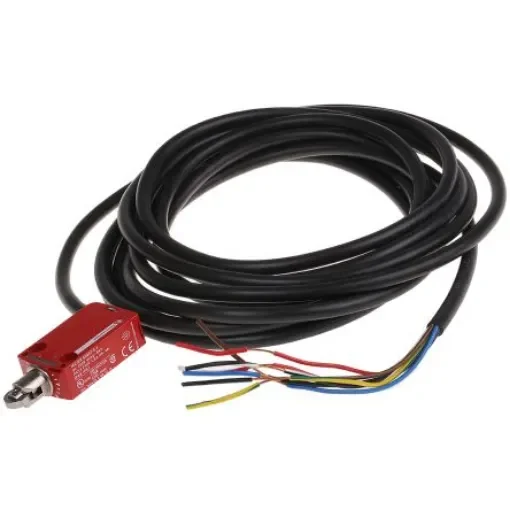 Telemecanique Sensors XCSM Series Roller Plunger Interlock Switch, 2NC/1NO, IP67, IP68, 3P, Metal Housing, 240V ac ac - XCSM3902L5 product image