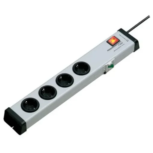 Bodo Ehmann Type F - German Schuko 4 Gang Power Distribution Unit, 1.5m Cable, 16A, 250 V, RCD Protected - 0221X00042301 product image
