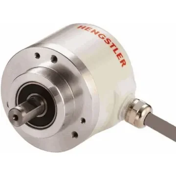 Hengstler AC58 Series Absolute Absolute Encoder, Gray, SSI Signal, Solid Type, 10mm Shaft - RC58/0013EK.42SGB product image