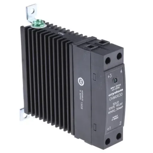 Sensata Crydom CKM0630 Series Solid State Relay, 30 A Load, DIN Rail Mount, 60 V Load, 32 V Control product image