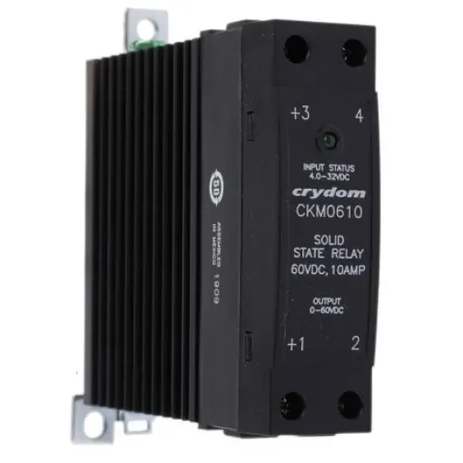 Sensata Crydom CKM SERIES Series Solid State Relay, 10 A Load, DIN Rail Mount, 60 V Load, 32 V Control - CKM0610 product image