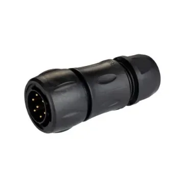 Souriau Sunbank by Eaton Circular Connector, 7 Contacts, Cable Mount, Socket, Male, IP68, IP69K, UTS Series - UTS6JC147PSCR product image