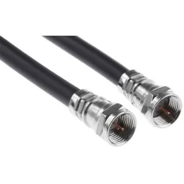 Radiall Male F Type to Male F Type, 3m, RG59 Coaxial, Terminated75 O - R284C0351069 product image