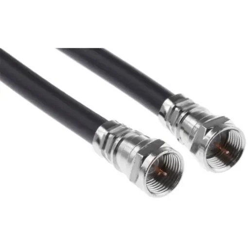 Radiall Male F Type to Male F Type, 3m, RG59 Coaxial, Terminated75 O - R284C0351069 product image