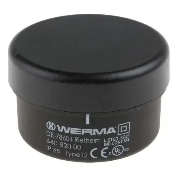 Werma 640 Series Terminal unit, 24 V dc, 230 V ac, IP65 - 640.820.00 product image