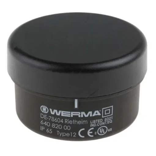 Werma 640 Series Terminal unit, 24 V dc, 230 V ac, IP65 - 640.820.00 product image