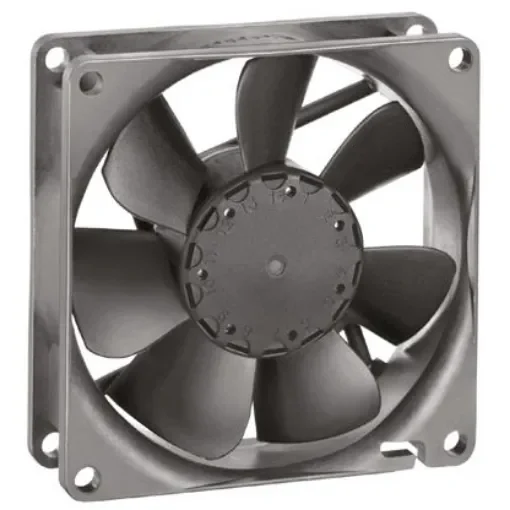 ebm-papst 8400 N Series Axial Fan, 24 V dc, DC Operation, 58m³/h, 1.4W, 80 x 80 x 25mm - 8414N/2GM product image