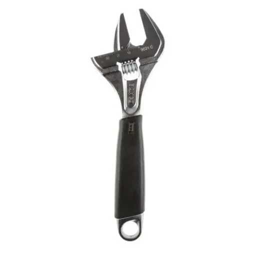 Bahco Adjustable Spanner, 218 mm Overall, 38mm Jaw Capacity, Plastic Handle - 9031 C product image