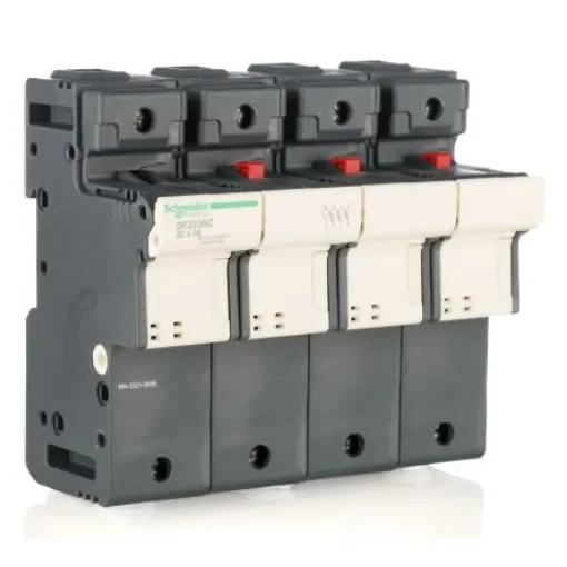 Schneider Electric 125A Rail Mount Fuse Holder for 22 x 58mm Fuse, 3P+N, 690V ac - DF223NC product image