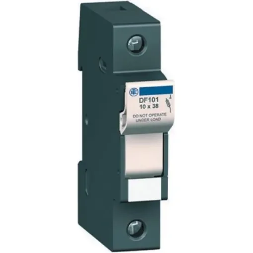 Schneider Electric 125A Rail Mount Fuse Holder for 22 x 58mm Fuse, 1P+N, 690V ac - DF221N product image