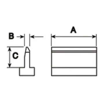 Weller SMT01 10.4 mm Blade Soldering Iron Tip for use with Fers WSP80/WP80/WXP80 - T0054450199N product image