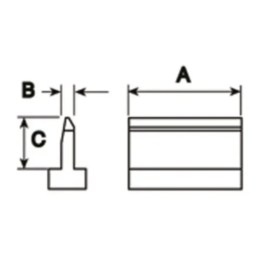Weller SMT01 10.4 mm Blade Soldering Iron Tip for use with Fers WSP80/WP80/WXP80 - T0054450199N product image