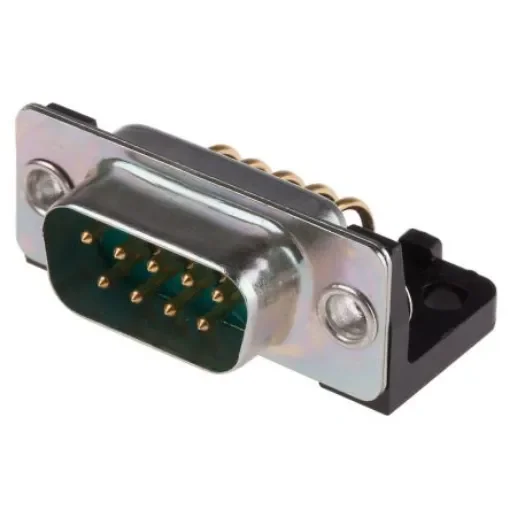 RS PRO 9 Way Right Angle Through Hole D-sub Connector Plug - 482856 product image