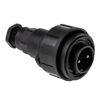 Bulgin Circular Connector, 2 Contacts, Cable Mount, Plug, Male, IP68, Standard Buccaneer Series - PX0736/P product image