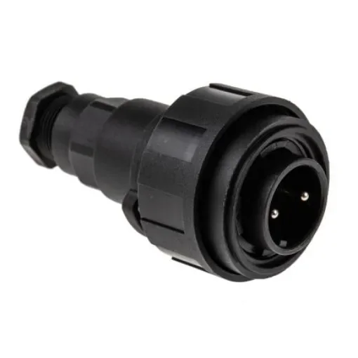 Bulgin Circular Connector, 2 Contacts, Cable Mount, Plug, Male, IP68, Standard Buccaneer Series - PX0736/P product image