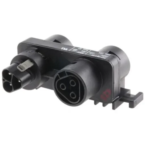 Wieland RST20i3 Series Distribution Block, 3-Pole, Male to Female, Panel Mount, 20A, IP68 - 96.030.0153.1 product image
