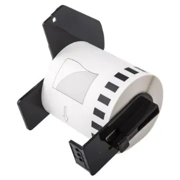 Brother Yellow Label Roll, 62mm Width, 1 Roll Qty - DK22606 product image