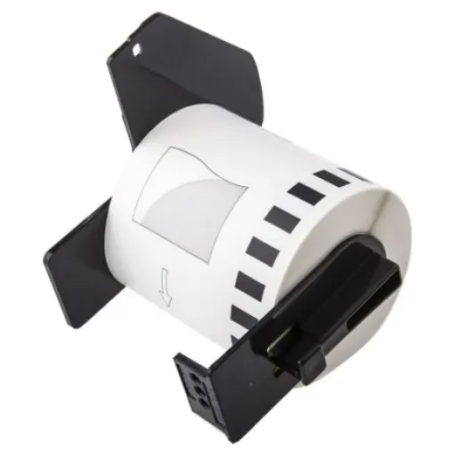 Brother Yellow Label Roll, 62mm Width, 1 Roll Qty - DK22606 product image