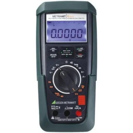 Gossen Metrawatt METRAHIT PM TECH Handheld Digital Multimeter, True RMS, 10A ac Max, 10A dc Max, 1000V ac Max - M253A product image