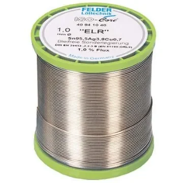 Felder Lottechnik Wire, 1mm Lead Free Solder, 217°C Melting Point - 40.841.020.1037 product image