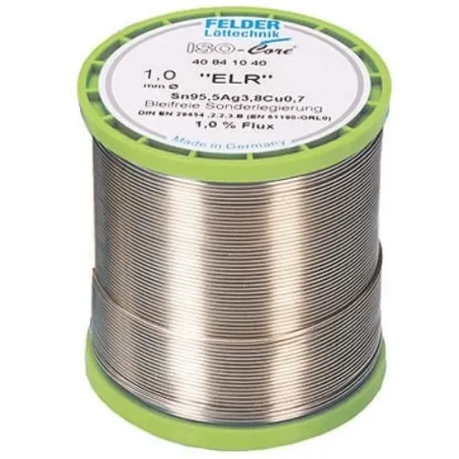 Felder Lottechnik Wire, 1mm Lead Free Solder, 217°C Melting Point - 40.841.020.1037 product image