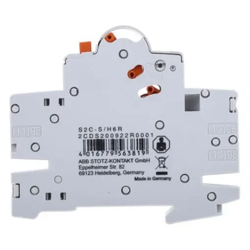 ABB Auxiliary Contact, 2 Contact, 1NC + 1NO, Side Mount S2C - 2CDS200922R0001  S2C-S/H6R product image