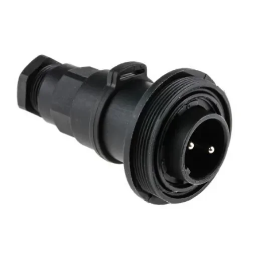 Bulgin Circular Connector, 2 Contacts, In-line, Plug, Male, IP68, Standard Buccaneer Series - PX0737/P product image
