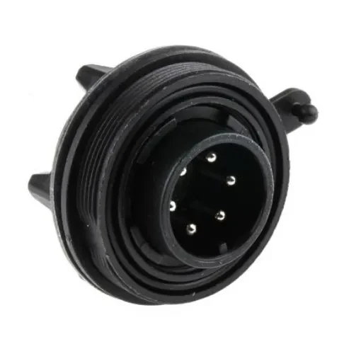 Bulgin Circular Connector, 6 Contacts, Panel Mount, Plug, Male, IP68, IP69K, Standard Buccaneer Series - PX0738/P product image
