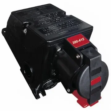 Emerson Appleton Surface Mount 2P + E Industrial Power Socket ATEX, IECEx, Rated At 16A, 100-130Vac 50/60Hz - PRE316RY product image