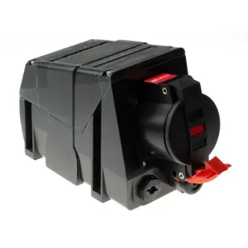 Emerson Appleton Surface Mount 3P + N + E Industrial Power Socket ATEX, IECEx, Rated At 16A, 380-415Vac 50/60Hz - PRE516RR product image