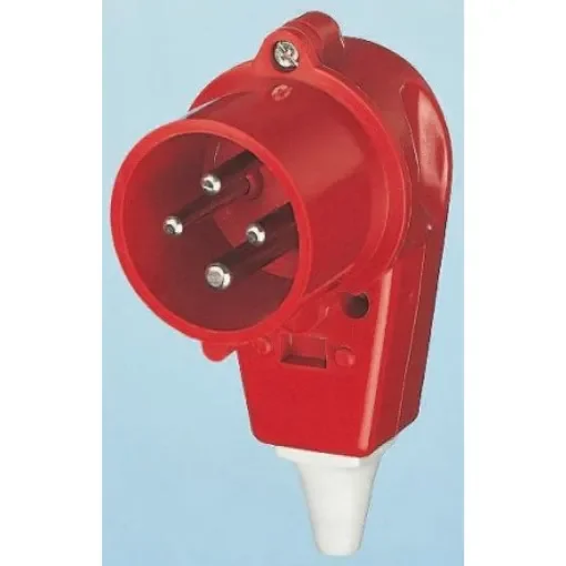 MENNEKES IP44 Red Cable Mount 4P Industrial Power Plug, Rated At 16A, 400 V - 315 product image