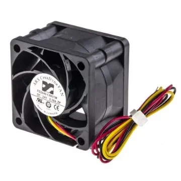 ARX CeraDyna Series Axial Fan, 24 V dc, DC Operation, 28.3m³/h, 5.76W, 240mA Max, 40 x 40 x 28mm - FD2440-C0051M2AL product image