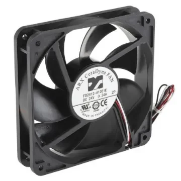 ARX CeraDyna Series Axial Fan, 24 V dc, DC Operation, 180.8m³/h, 5.52W, 230mA Max, 120 x 120 x 25mm - FD2412-A1051E2AL product image