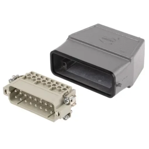 HARTING Connector Set, 16 Way, 16A, Male, Han A, 250 V - 09200162612+19200160446 product image