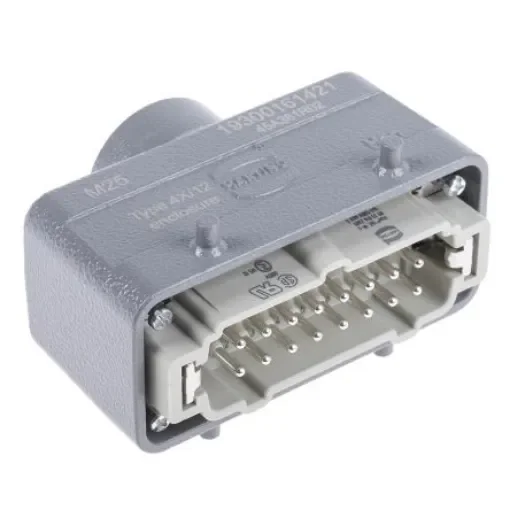 HARTING Surface Kit, 16 Way, 16A, Male, Han E, 500 V - 09330162601+19300161421 product image