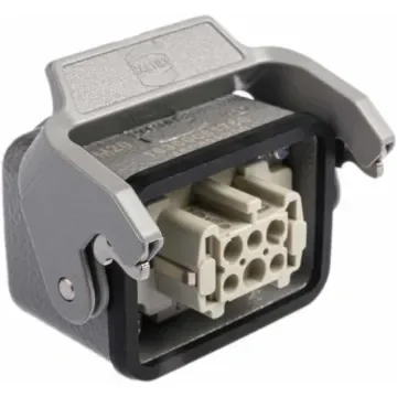 HARTING Hood Kit, 6 Way, 16A, Female, Han E, 500 V - 09330062701+19300061750 product image