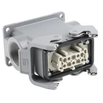 HARTING Connector Set, 10 Way, 16A, Female, Han E, 500 V - 09330102701+19300100272 product image