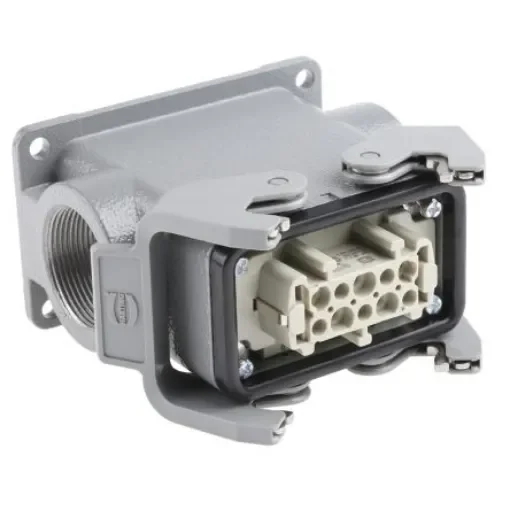 HARTING Connector Set, 10 Way, 16A, Female, Han E, 500 V - 09330102701+19300100272 product image