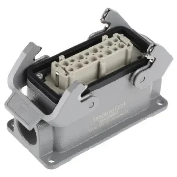 HARTING Connector Set, 16 Way, 16A, Female, Han E, 500 V - 09330162701+19300161231 product image