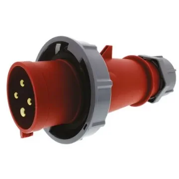MENNEKES, AM-TOP IP67 Red Cable Mount 4P Mains Connector Plug, Rated At 32A, 400 V - 294RS product image